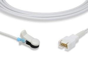 Short SpO2 Sensor, Adult Ear Clip, Masimo Compatible w/ OEM: 1895 (LNCS TC-I), 0600-00-0128, 989803148301, 2027261-001 (DROP SHIP ONLY) (Freight Terms are Prepaid & Added to Invoice - Contact Vendor for Specifics)