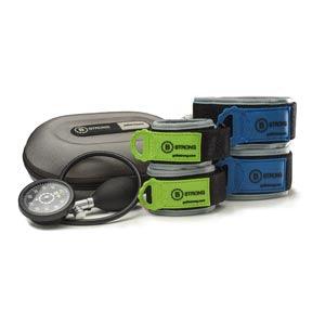 Individual Package Includes: 4 BFR Bands Total (1) Pair Each of Sizes 1 & 3, (1) Hand Pump, (1) Carrying Bag, (1) License to BStrong's Guidance App (Products cannot be sold on Amazon.com, Walmart.com, eBay or any other 3rd party platform)