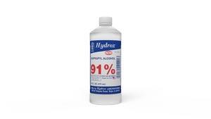 Isopropyl Alcohol 91%, Round Bottle, 16 oz, 12 btl/cs (144 cs/plt)  (Item is considered HAZMAT and cannot ship via Air or to AK, GU, HI, PR, VI)