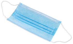 Disposable Face Mask with Earloops, 60/bx, 50bx/cs