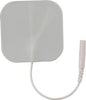 Compass Electrodes, Reusable, Square, White, Foam, Foil Packaging, 2" x 2", 4/pk