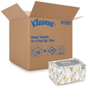Hand Towel, Pop-Up Box, White, 1-Ply, 9