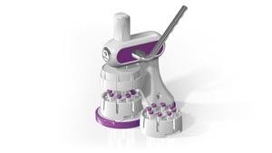 Hand Compressor Stand, Mini-Prep G2, For Use with (8) Mini-UniPrep G2 Syringeless Filters