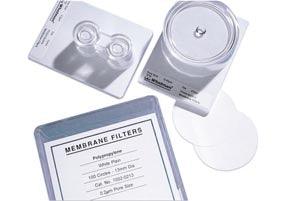 Filter Circles, 47mm Dia, Cellulose Nitrate, 0.45µm Pore Size, Plain White, Sterile, 100/pk