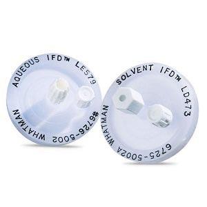 Inline Filter, Whatman Solvent IFD, 50mm Dia, 0.2µm Pore Size, Polypropylene, Non O-Ring Style, Accepts 1/8