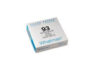 Filter Circles, 110mm Dia, Wet Strengthened Grade 93, 25/env, 50 env/pk