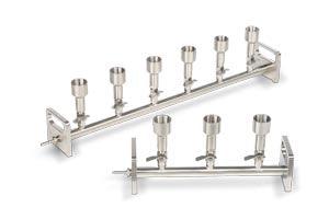 Multiple Filtration Apparatus, Three-Place Filtration, Stainless Steel Filter Funnel (Recommended For Microbiology Monitors & Analytical Funnels)