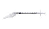 Safety Needle with 1cc Syringe, 27G x ½", 100/bx, 4 bx/cs