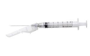 Safety Needle with 3cc Syringe, 22G x 1½