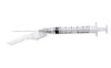 Safety Needle with 3cc Syringe, 22G x 1½", 100/bx, 4 bx/cs