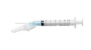 Safety Needle with 3cc Syringe, 23G x 1