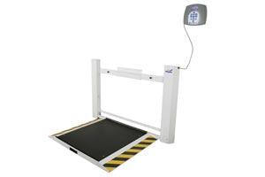 Wheelchair Scale, Wall-Mounted, Fold-Up, Antimicrobial, KG Only, EMR Connectivity via Pelstar Wireless Technology, Power Adapter (ADPT30) Included (DROP SHIP ONLY)