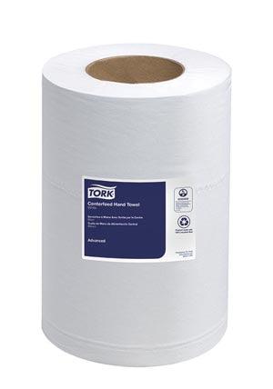 Advanced Hand Towel, Centerfeed, Soft, Mini, 2-Ply, White, 8.3