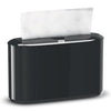 Countertop Dispenser, Hand Towel, Multifold, Universal, Plastic, Black, 7.9" x 12.7" x 4.6" (136 cs/plt)