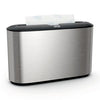 Countertop Dispenser, Hand Towel, Multifold, Universal, Metal/ Plastic, Stainless Steel, 7.9" x 12.7" x 4.6" (136 cs/plt)