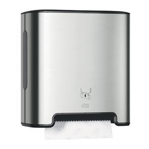 Hand Towel Dispenser, Universal, Metal/ Plastic, Stainless Steel, H1, 15.8