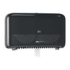 Elevation Bath Tissue Dispenser, Coreless, High Capacity, Universal, Black, T7, Plastic, 8.2" x 14.2" x 5.1" (234 cs/plt)
