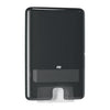 Hand Towel Dispenser, Multifold, Elevation, Black, H2, Plastic, 17.5" x 11.9" x 4" (132 cs/plt)