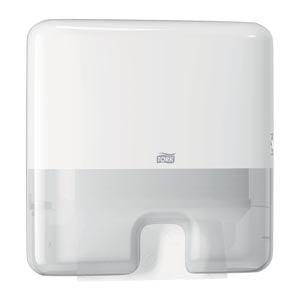 Mini Hand Towel Dispenser, Multifold, Elevation, White, H2, Plastic, 11.5