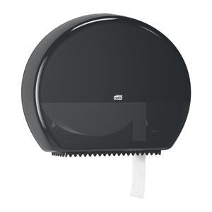 Bath Tissue Roll Dispenser, with Reserve, Universal, Black, T1, Plastic, 14.2