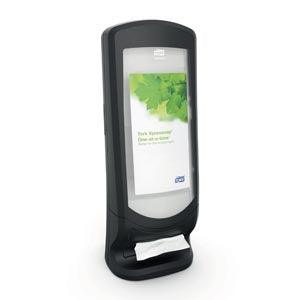 Napkin Dispenser, Stand, Universal, Black, N4, Plastic, 24.5