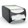 Napkin Dispenser, Counter, Universal, Black, N4, Plastic, 5.7" x 7.5" x 12.1" (270 cs/plt)
