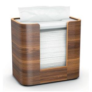 Napkin Dispenser, Wood/ Plastic, 7.6