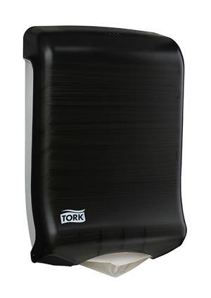 Hand Towel Dispenser, Multifold and C-Fold, Universal, Smoke, H2, Plastic, 18