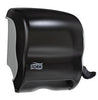 Hand Towel Roll Dispenser, with Lever, Universal, Smoke, H21, Plastic, 12.8" x 12.5" x 8.6"