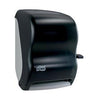 Hand Towel Roll Dispenser, with Lever Auto Transfer, Universal, Smoke, H21, Plastic, 15.5" x 12.9" x 9.3" (90 cs/plt)