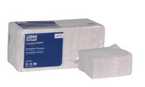 Luncheon Napkin, Universal, White, 1-Ply, Embossed, 11.5
