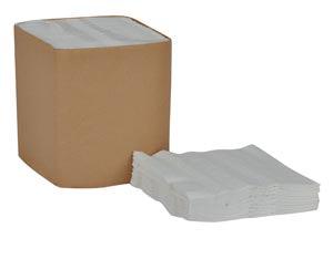 Dinner Napkin, Universal, White, 1-Ply, Embossed, 17