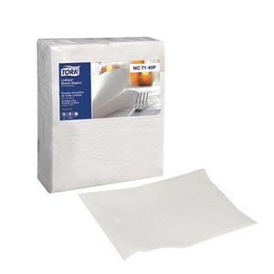 Dinner Napkin, 1/4 Fold, Premium, White, 1-Ply, 17
