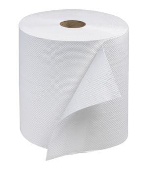 Hand Towel Roll, Advanced, White, 1-Ply, Embossed, H21, 600ft, 7.9