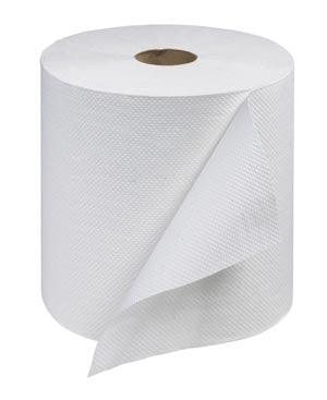 Hand Towel Roll, Universal, White, 1-Ply, Embossed, H21, 800ft, 7.9
