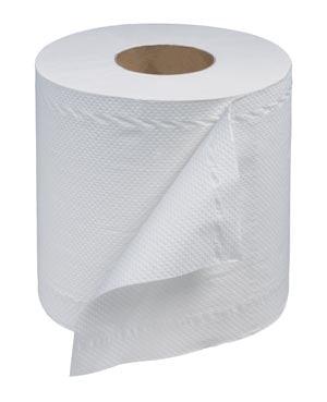 Hand Towel, Centerfeed, Universal, White, 2-Ply, Embossed, M23, 518.96ft, 7.6