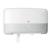 Bath Tissue Roll Dispenser, Jumbo, Twin, Mini, Universal, White, T2, Plastic, 10.1" x 17" x 5.7"