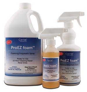 Refill Bottle Detergent, 1 Gallon Quadruple Enzymatic Pump Spray, 4/cs