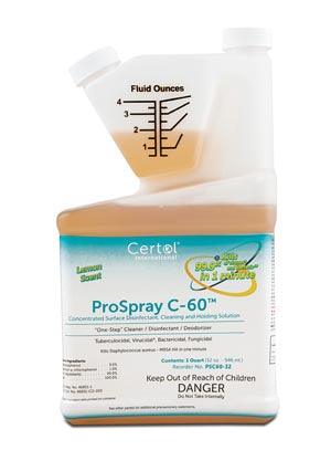 Concentrated Surface Disinfectant/ Cleaner, Meter Dose Bottle, 32 oz, Makes 8 Gallons, 12btl/cs  (Item is considered HAZMAT and cannot ship via Air or to AK, GU, HI, PR, VI)