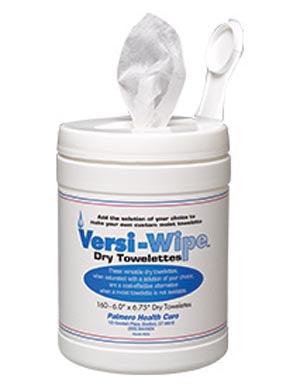 Versi-Wipe Dry Towelettes, 6