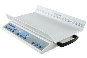 Antimicrobial High Resolution Digital Neonatal/Pediatric Four Sided Tray Scale with Built-in Pelstar Wireless Technology, KG only (DROP SHIP ONLY)
