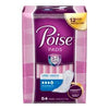 Poise Pads, Moderate, Long, 60/pk, 2 pk/cs