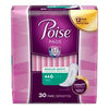 Poise Pads, Regular, Light Absorbent, 30/pk, 4 pk/cs