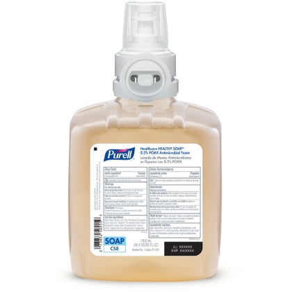 Healthcare Healthy Soap 0.5% PCMX Antimicrobial Foam, 1200 ml, Clear, 2/cs - Cimadex International