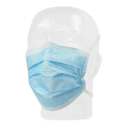 Face Mask, Earloop, ASTM, Level 2, Blue, 50/bx, 40 bx/cs (2,000 masks)