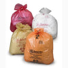 Biohazard Bag, 25" x 30", 1.8 mil, 12-14 Gal, Red/Black, Print/ Label, Max. Temp 285°F, Biohazard Labeling, Biohazard Symbol, English/ Spanish, 200/cs