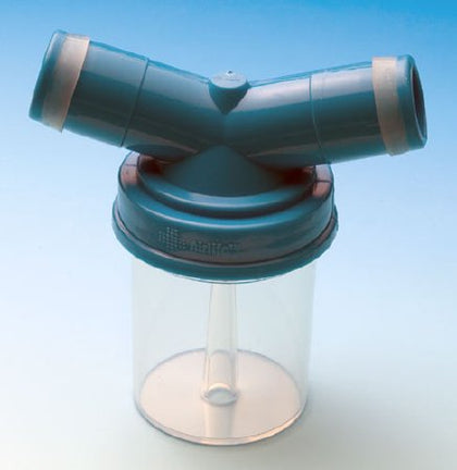 AirLife® Inline Water Trap, (2) 22 mm OD Connections, Disposable, 50/cs - Cimadex International