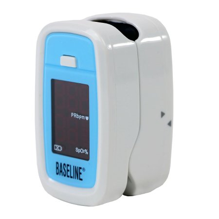 Fingertip Pulse Oximeter Baseline® Battery Operated Visible Alarm