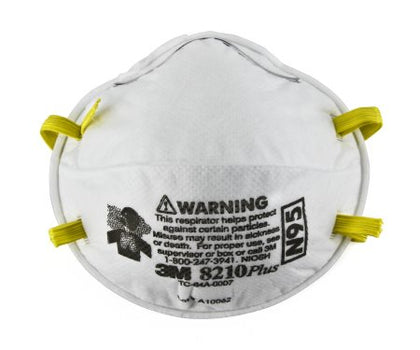 Particulate Respirator Mask 3M™ Industrial N95 Cup Elastic Strap One Size Fits Most White NonSterile