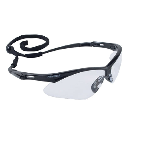 Jackson Safety Glasses, Clear Lens, Anti-Fog, Black Frame, 12/cs